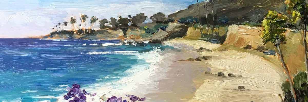 Impressionist Painting North Laguna by Jen Beaudet San Clemente CA